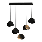 Orbit Fold Wood Pendant Light – Modern Nordic LED Hanging Lamp for Dining and Kitchen