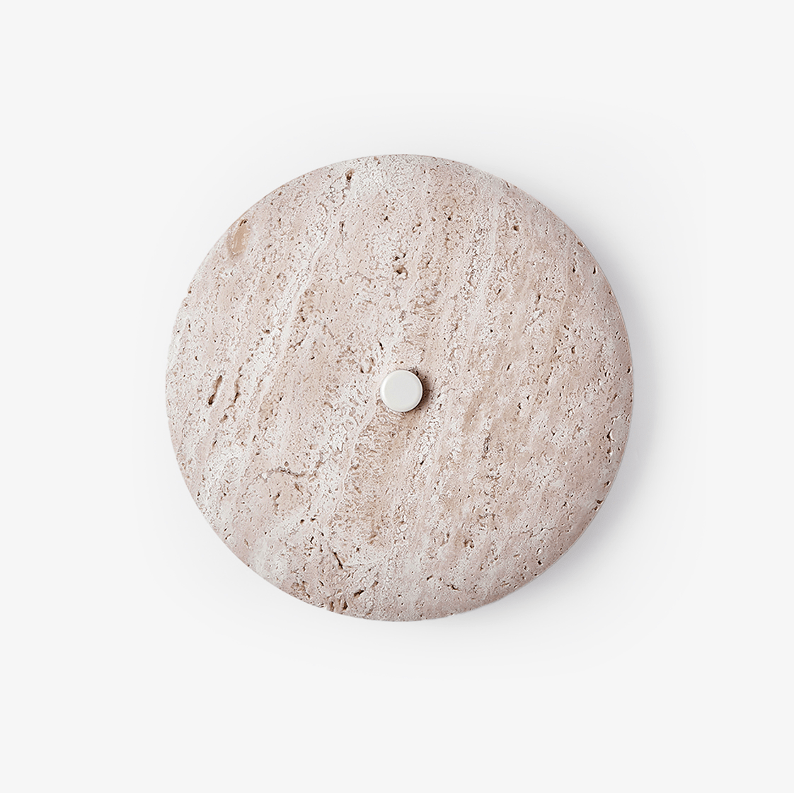 Mesa Travertine Wall Sconce – Modern Natural Stone LED Wall Light