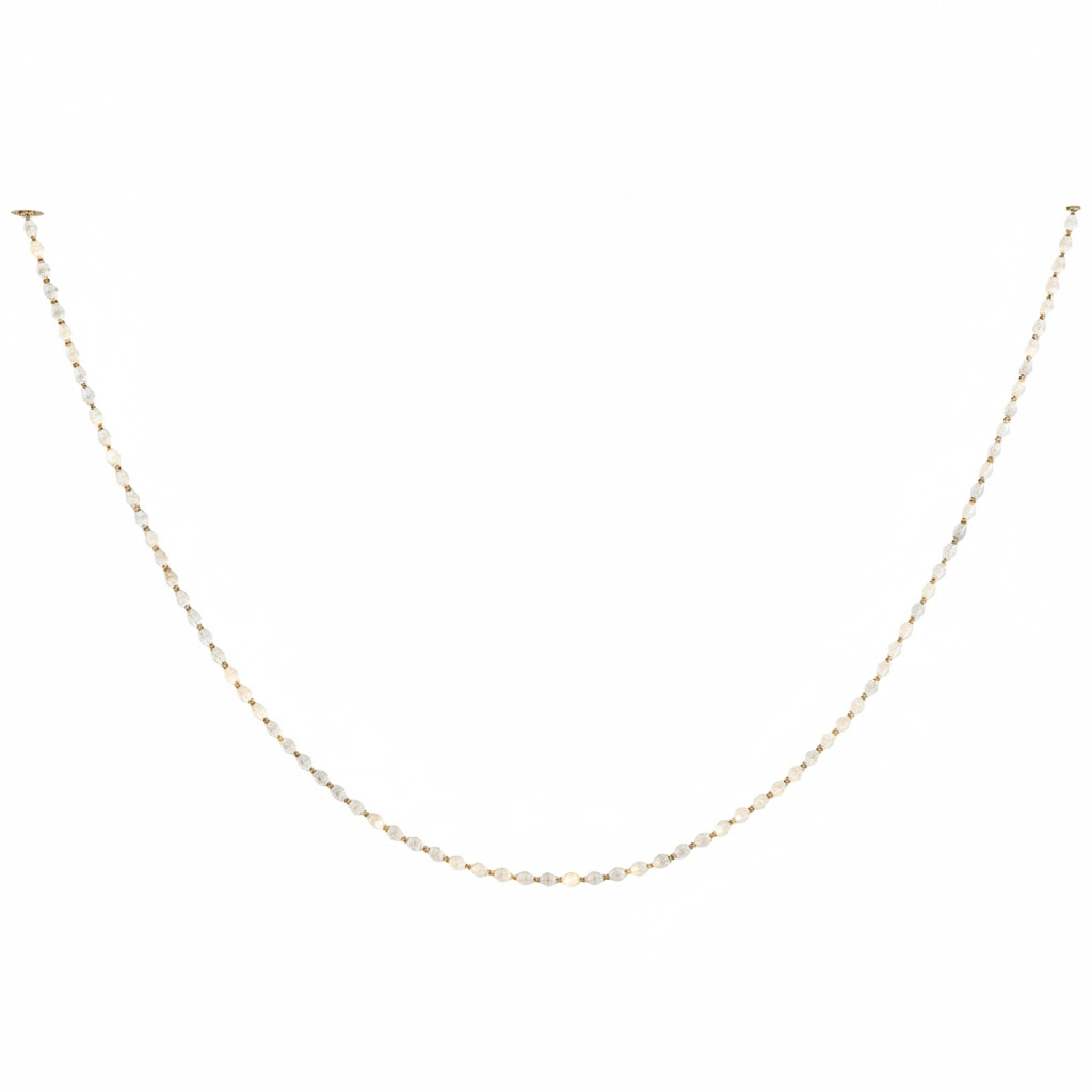 Riviere Glass Chain Chandelier – Modern Linear LED Pendant Light