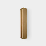 Layered Blade Brass LED Wall Sconce for Modern Interiors