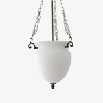 Regents Urn Glass Chain Chandelier in Antique Gold