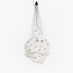 Cumulus Cascade Chandelier — Modern Glass Sphere Pendant Light