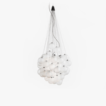 Cumulus Cascade Chandelier — Modern Glass Sphere Pendant Light