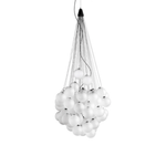 Cumulus Cascade Chandelier — Modern Glass Sphere Pendant Light