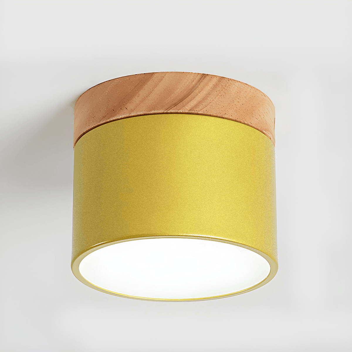 Alva Wooden Surface Downlight – Scandinavian Minimalist Ceiling Lamp