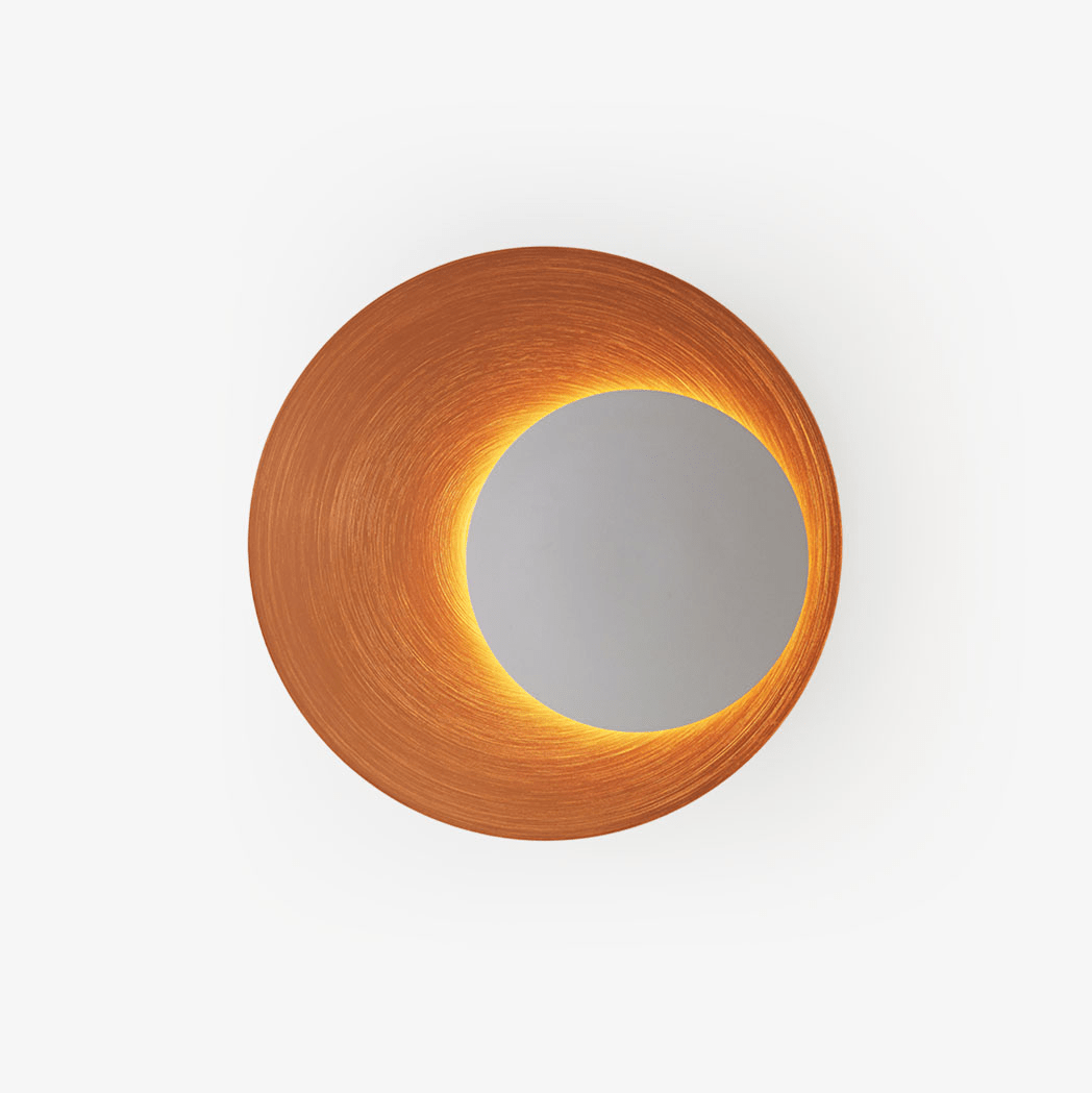 Lunar Crescent Wall Sconce — Modern LED Wall Light in Gold or White