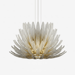 Aurelia Glass Petal Chandelier – Modern Designer Ceiling Light