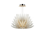 Aurelia Glass Petal Chandelier – Modern Designer Ceiling Light