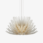 Aurelia Glass Petal Chandelier – Modern Designer Ceiling Light