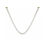 Pearl Necklace Acrylic Ball Chandelier, Modern Gold LED Pendant Light