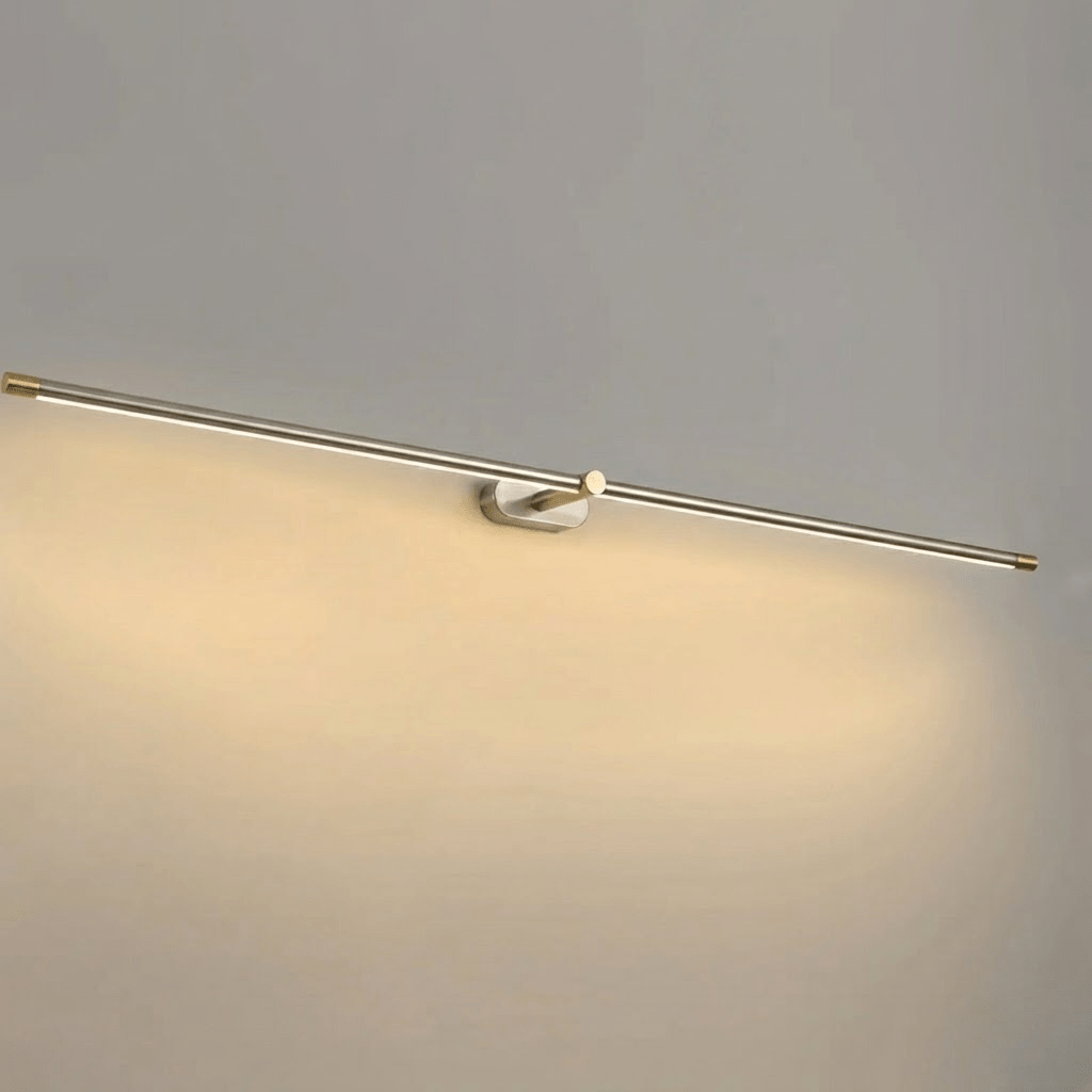 Minimalist Linear Rechargeable Wall Sconce – Cordless LED Vanity Light