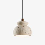 Bell Elara Travertine Pendant Light – Natural Stone Hanging Lamp for Dining & Kitchen