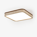 Calden Travertine Ceiling Light – Modern Flush Mount in Natural Stone