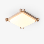 Xavren Travertine LED Flush Mount Ceiling Light for Modern Interiors