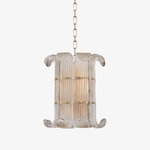 Brasher Small Chandelier — Modern Glass Pendant Light for Dining Room & Entryway