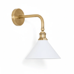 Bridgemont Wall Sconce – Modern Brass Wall Light for Bedroom & Living Room