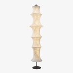 Silvara Cocoon Floor Lamp – Sculptural Silk Ambient Light for Modern Interiors