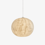 Silvara Lunar Globe Pendant Light – Handcrafted Mulberry Silk Shade