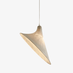 Lunaris Drift Silk Pendant Light – Handcrafted Mulberry Silk Shade