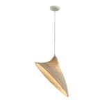 Lunaris Drift Silk Pendant Light – Handcrafted Mulberry Silk Shade