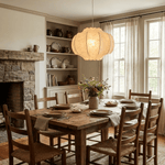 Lunara Silk Bloom Pendant Light – Handcrafted Mulberry Silk Chandelier for Modern Interiors