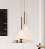 Linea Travertine Pendant Light – Modern Stone Pendant Lamp for Dining & Living Spaces
