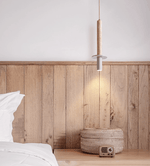 Linea Travertine Pendant Light – Modern Stone Pendant Lamp for Dining & Living Spaces