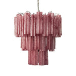 Rose Glass Tube Chandelier – Modern Designer Pendant Light