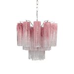 Rose Glass Tube Chandelier – Modern Designer Pendant Light
