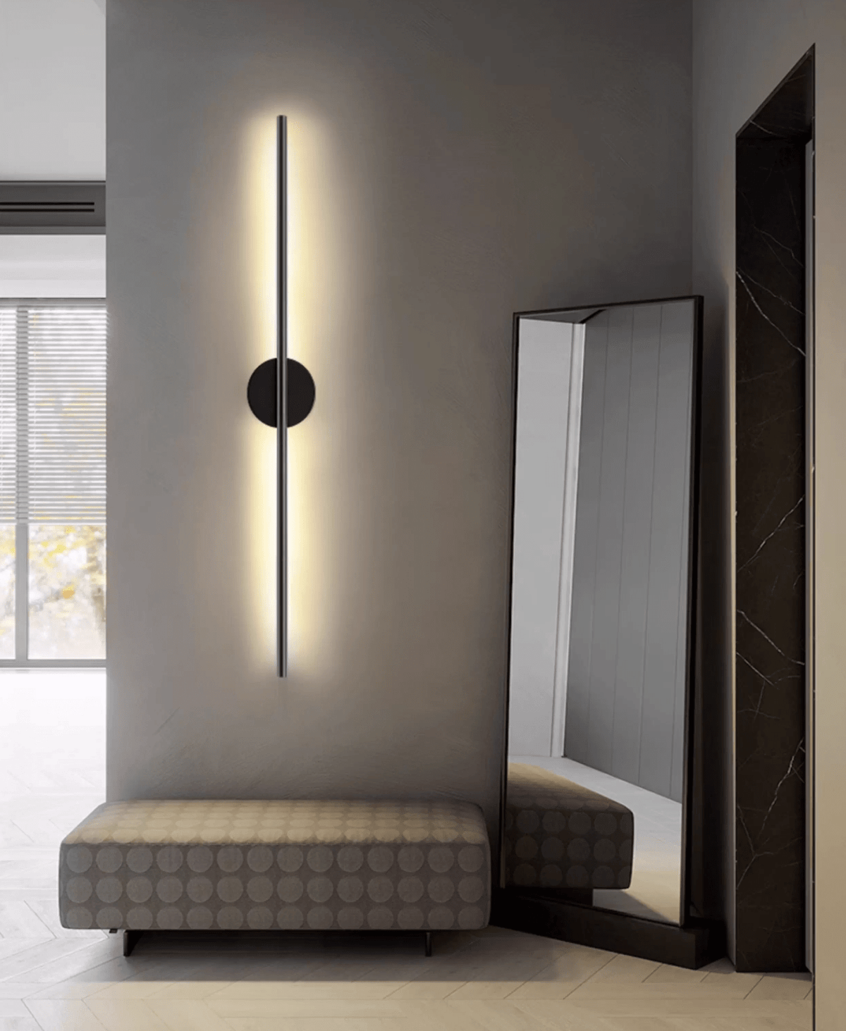 Volt Line Rechargeable LED Wall Sconce with Touch Dimming