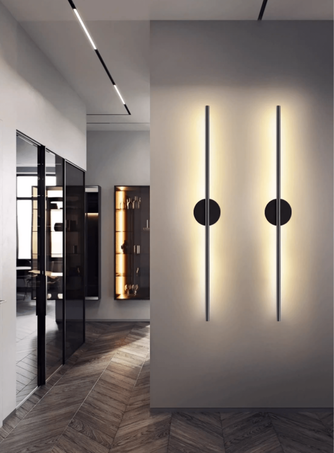 Volt Line Rechargeable LED Wall Sconce with Touch Dimming