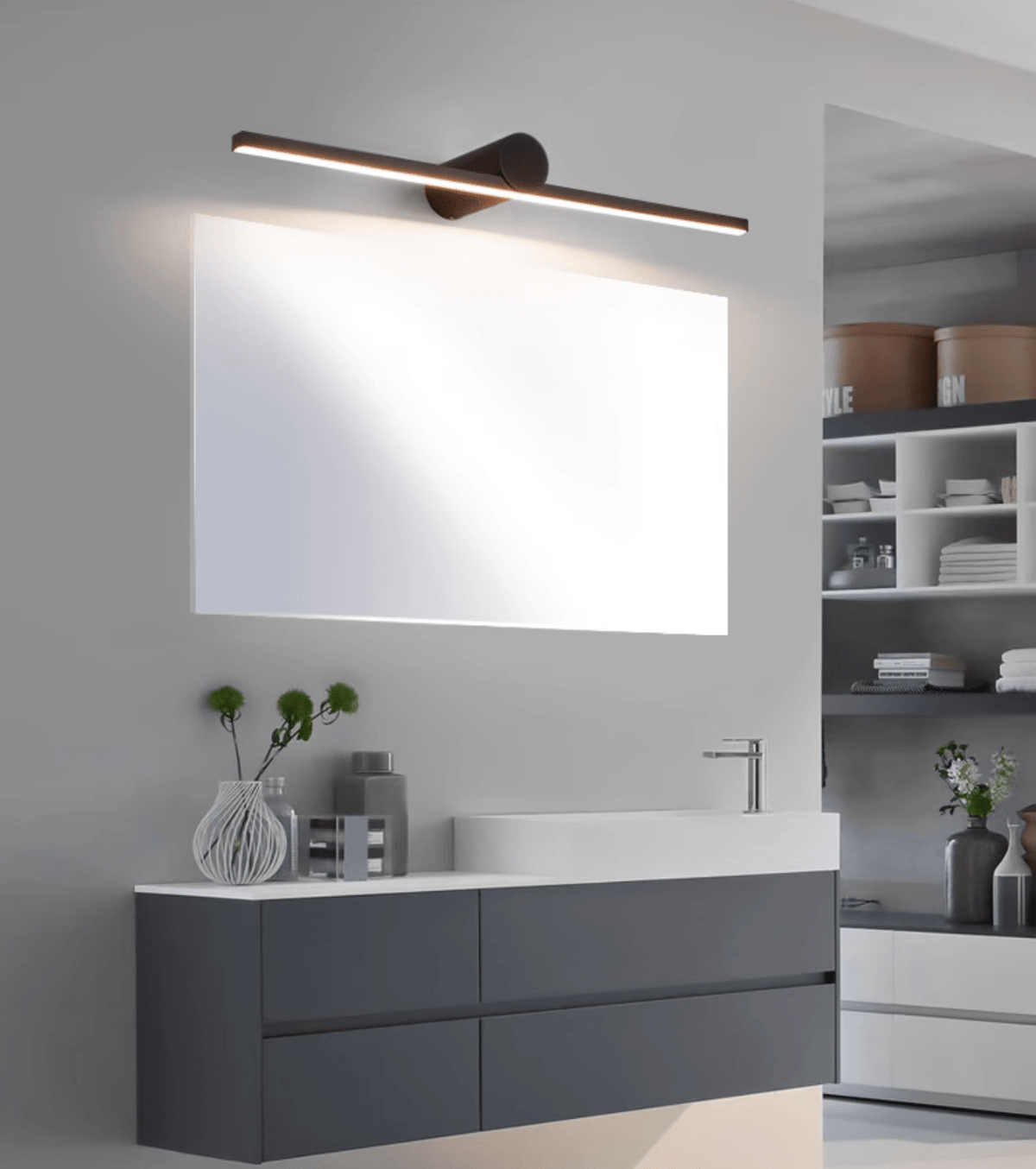 Lumen Trace Rechargeable LED Wall Sconce – Modern Cordless Linear Light