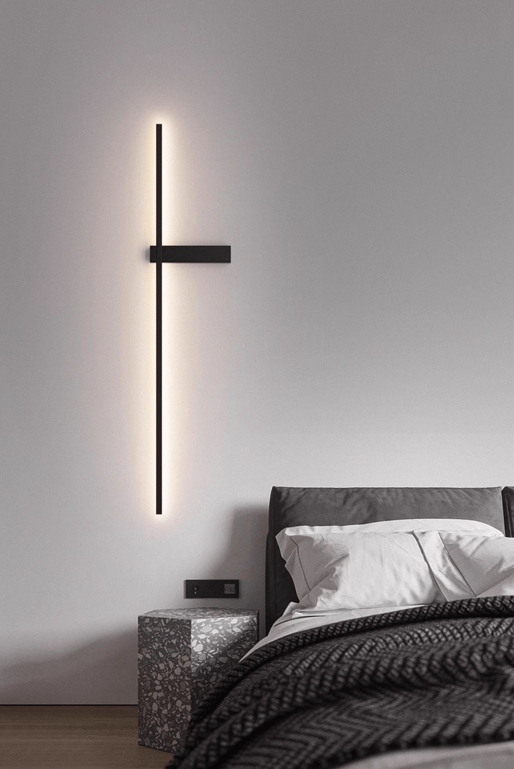 Adeline Linear Rechargeable Wall Sconce – Modern LED Vanity Light
