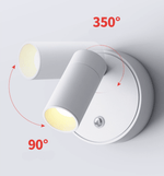 Luma Pivot Rechargeable Wall Sconce – Cordless LED Reading Light