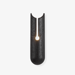 Vulca Split Stone Wall Sconce in Black Travertine
