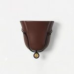 Solenne Ceramic Shell Wall Sconce in Glazed Finishes