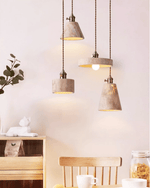 Terraform Travertine Pendant Light – Sculptural Stone Multi-Pendant