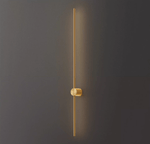 Luma Rod Portable Rechargeable Wall Sconce – Cordless Brass LED Light