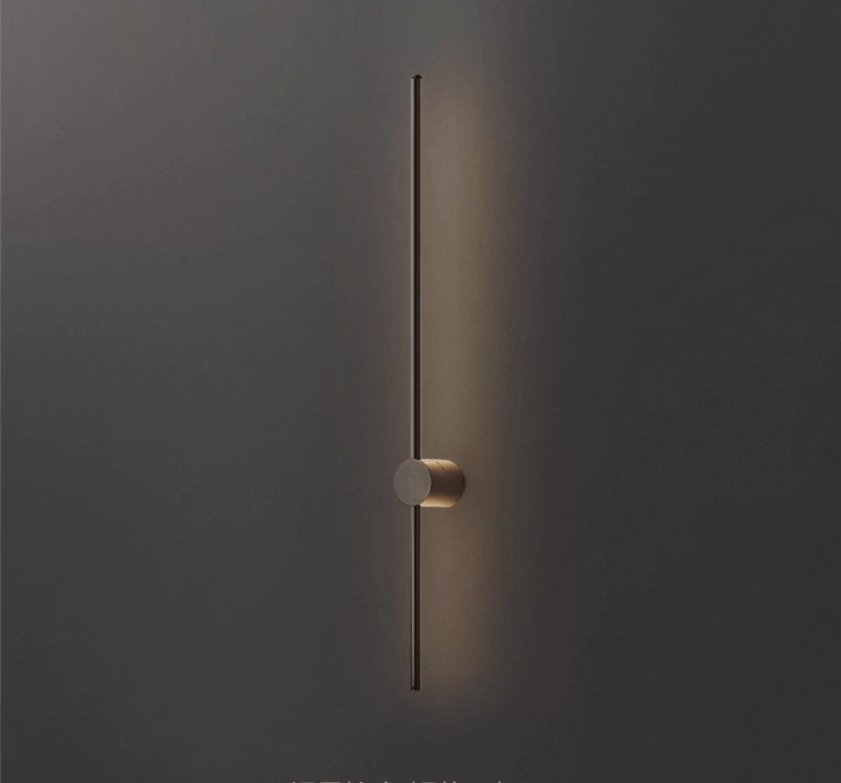 Luma Rod Portable Rechargeable Wall Sconce – Cordless Brass LED Light