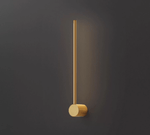 Luma Rod Portable Rechargeable Wall Sconce – Cordless Brass LED Light