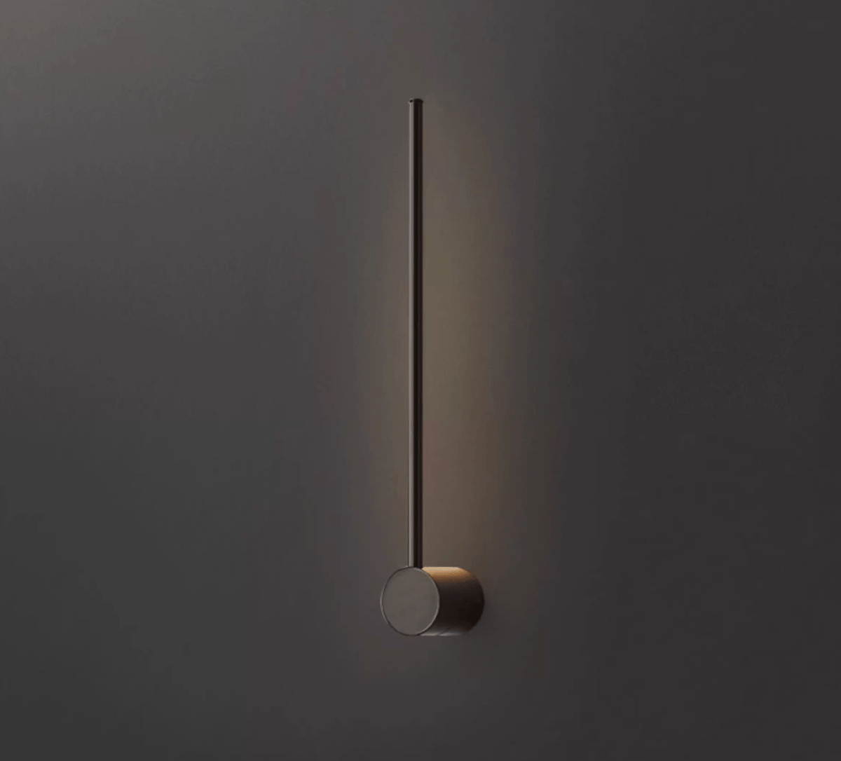 Luma Rod Portable Rechargeable Wall Sconce – Cordless Brass LED Light