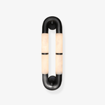 Luma Arc Twin Alabaster Wall Sconce – Modern LED Wall Light