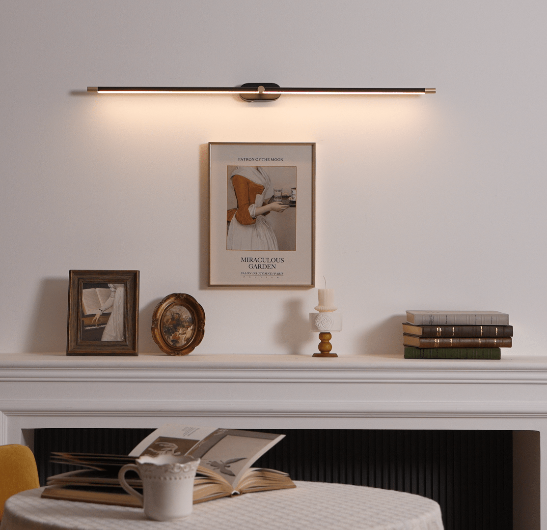 Minimalist Linear Rechargeable Wall Sconce – Cordless LED Vanity Light