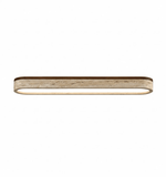 Strata Vein Linear Ceiling Light in Yellow Travertine