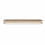 Strata Vein Linear Ceiling Light in Yellow Travertine
