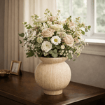Marrow Sculptural Marble Vase for Refined Interiors