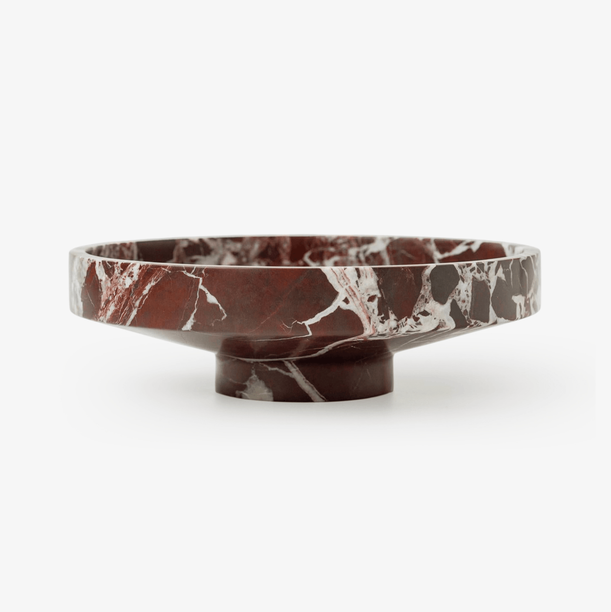 Sculptural Stone Catchall Tray for Entryway and Coffee Table Decor