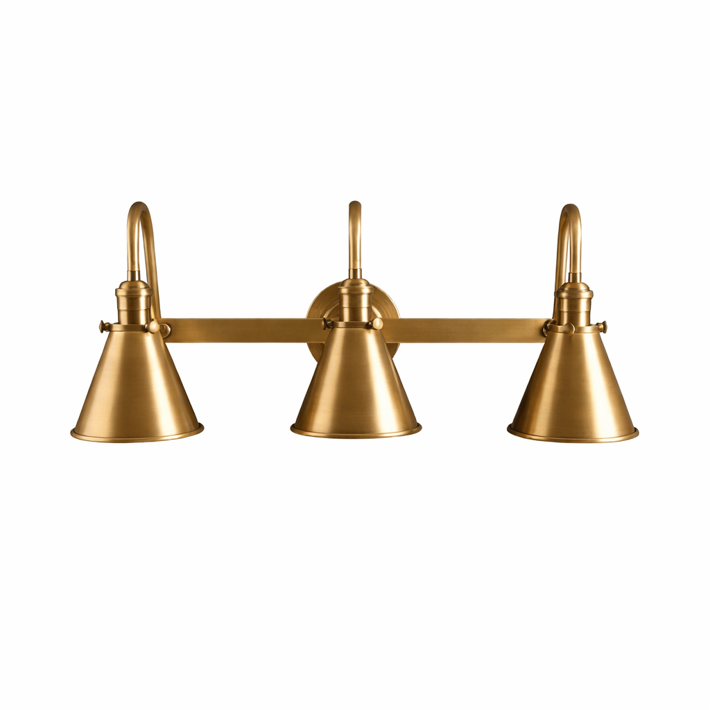 Oliver Wall Sconce in Gold Metal – Modern Minimalist Wall Light for Bedroom, Living Room, Hallway