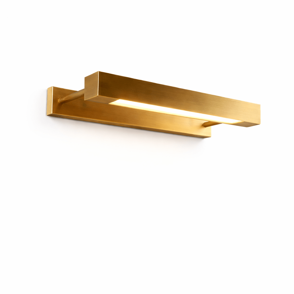 Reid Modern Brass LED Wall Sconce for Bedroom and Living Room