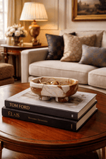 Luna Marble Tray in Natural Stone for Elegant Interiors